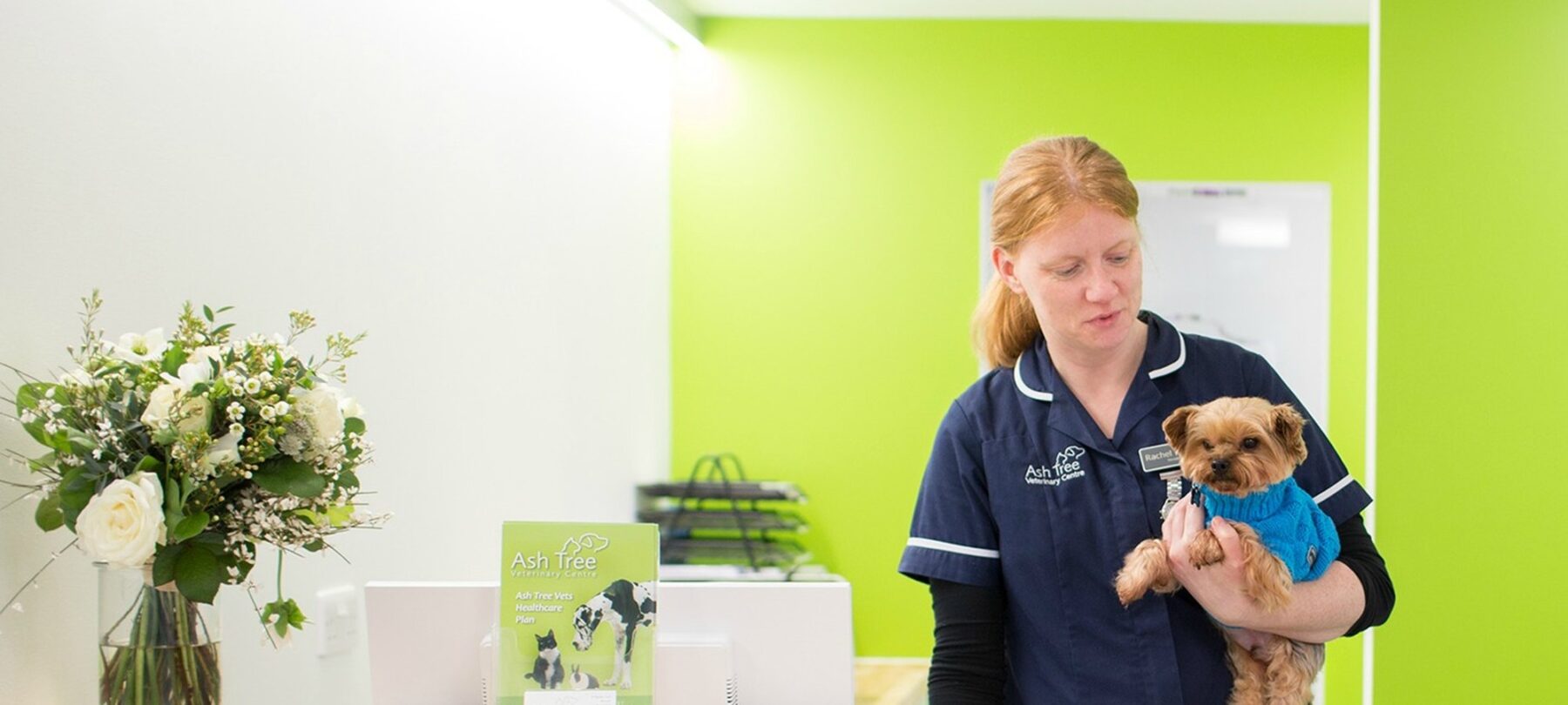 Reception at Ash Tree Veterinary Centre