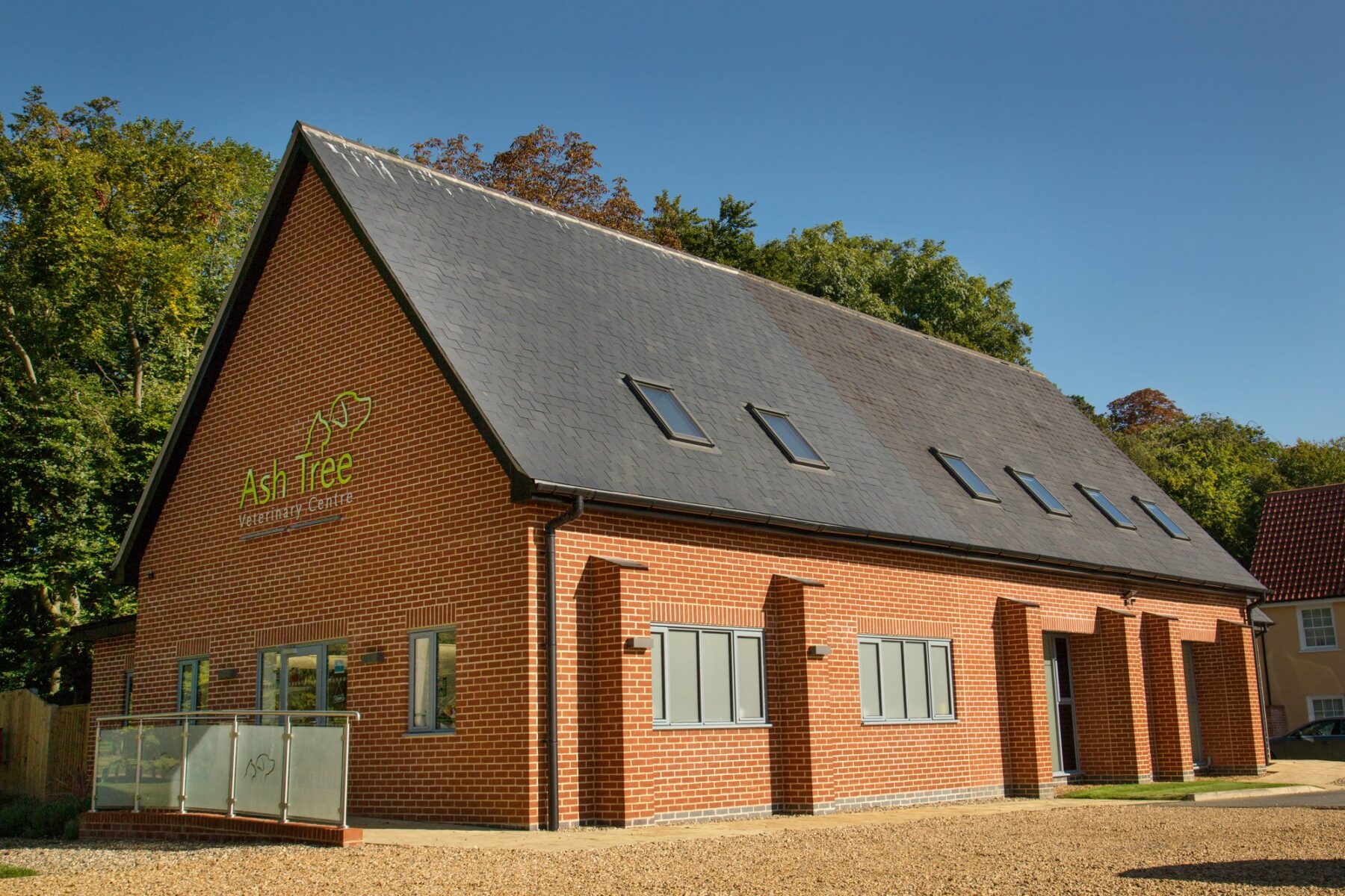 Ash Tree Veterinary Centre from the car park